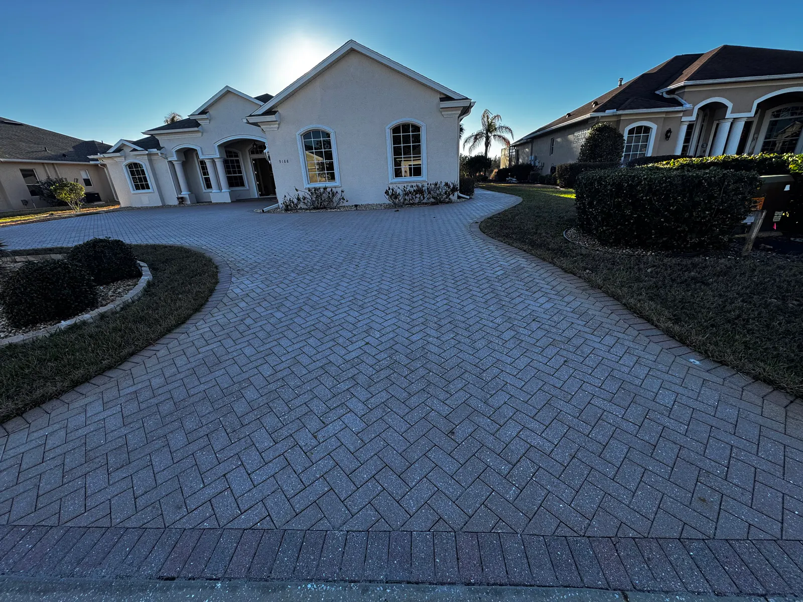 Before Paver Sealing