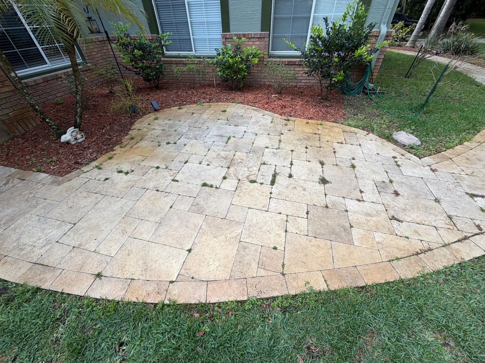 Before Travertine Sealing