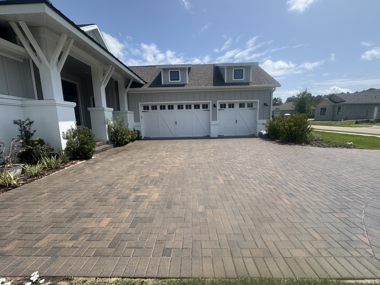 Paver Walkway — after