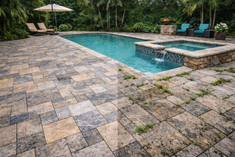 Travertine Sealing 2 travertine pool cleaning