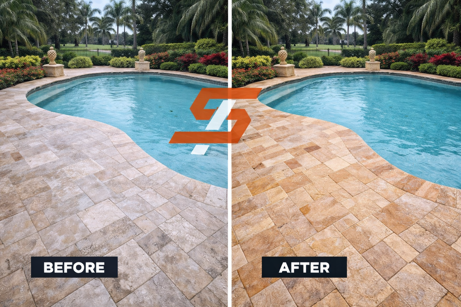 travertine stripping florida